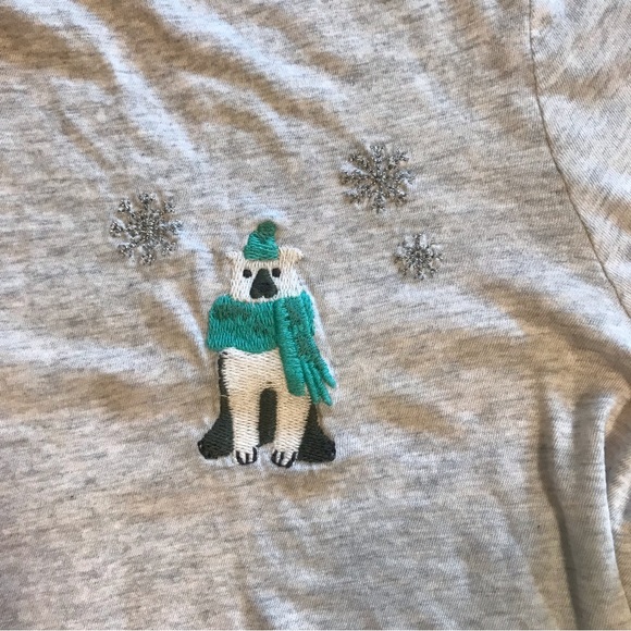 LOFT Everyday Crew Neck Polar Bear Tee - Picture 6 of 12